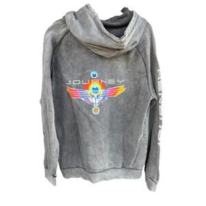 Journey 2024 Tour Acid Wash Graphic Hoodie - Large